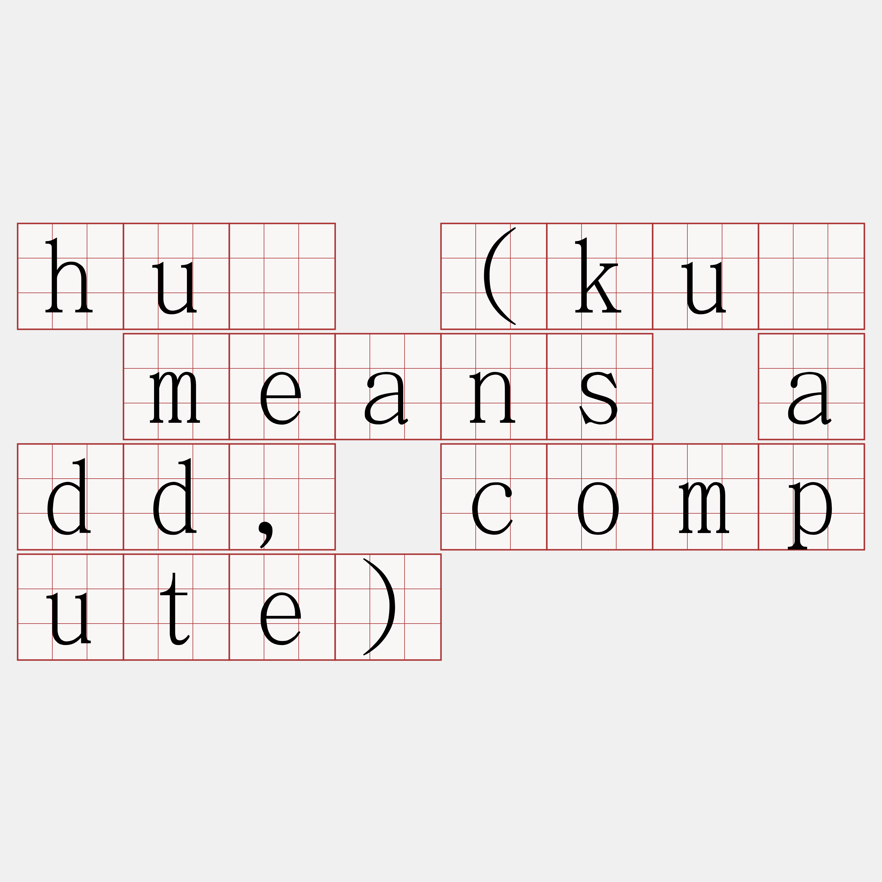 huē (kuè means add, compute)